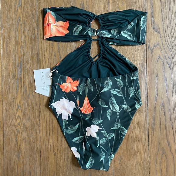 Agua by Agua Bendita Curandera Mejorana Sabanero Nocturno Swimsuit M - Picture 12 of 13